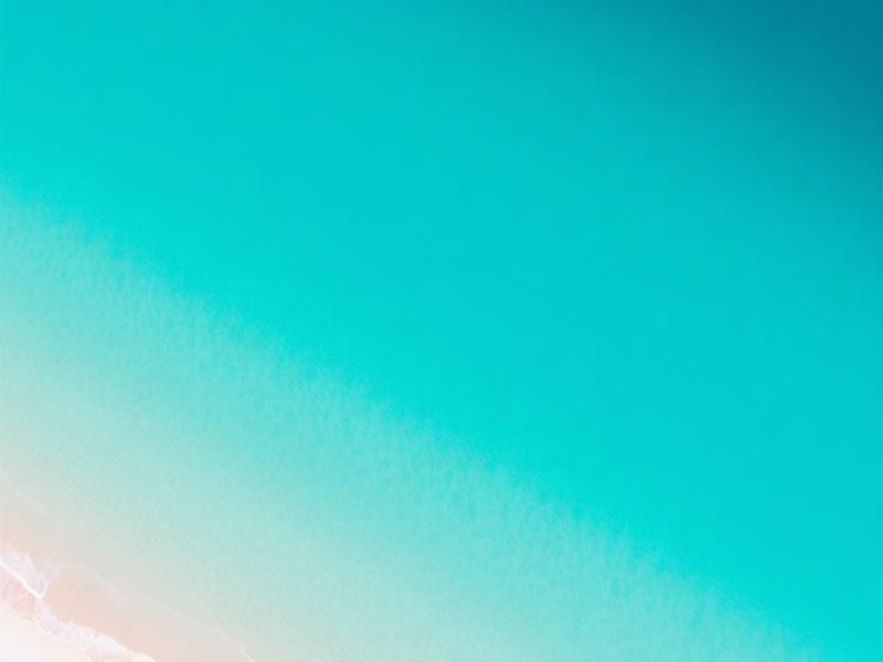 Crystal clear ocean waters near Pompano Beach